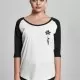 Дамска блуза Merchcode Balloons wht/blk, Блузи - Hoodstyle.bg