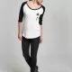Дамска блуза Merchcode Balloons wht/blk, Блузи - Hoodstyle.bg