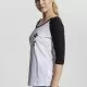 Дамска блуза Merchcode Balloons wht/blk, Блузи - Hoodstyle.bg