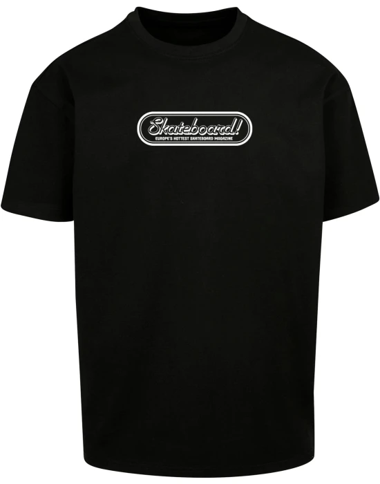 The Skateboard Magazin Logo Oversize Tee black XXL