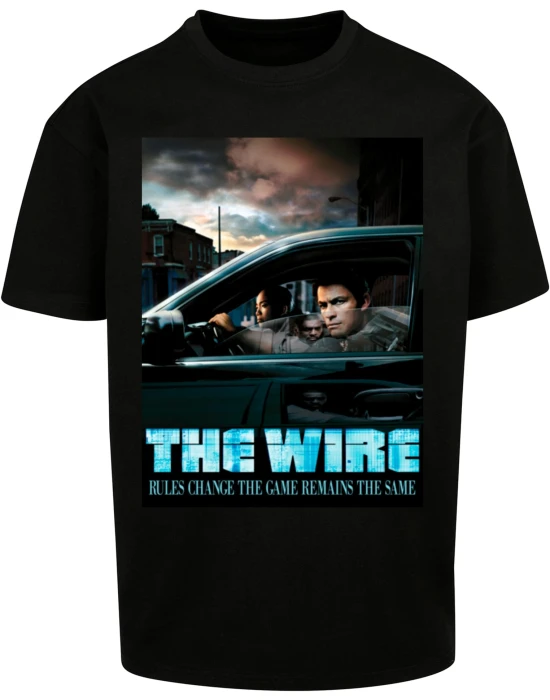 The Wire Poster Heavy Oversize Tee black XXL