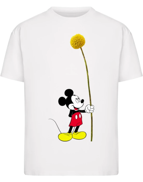 Mickey Flower Tee white XXL