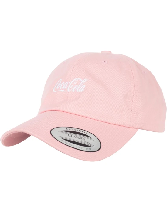 Coca Cola Logo Dad Cap pink one size