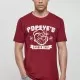Мъжка тениска в червено Merchcode Popeye Barber Shop, Тениски - Hoodstyle.bg