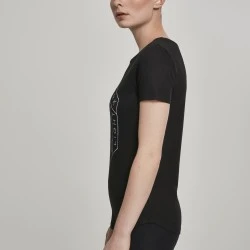 Дамска тениска Merchcode Linkin Park OML Fit blk/olive