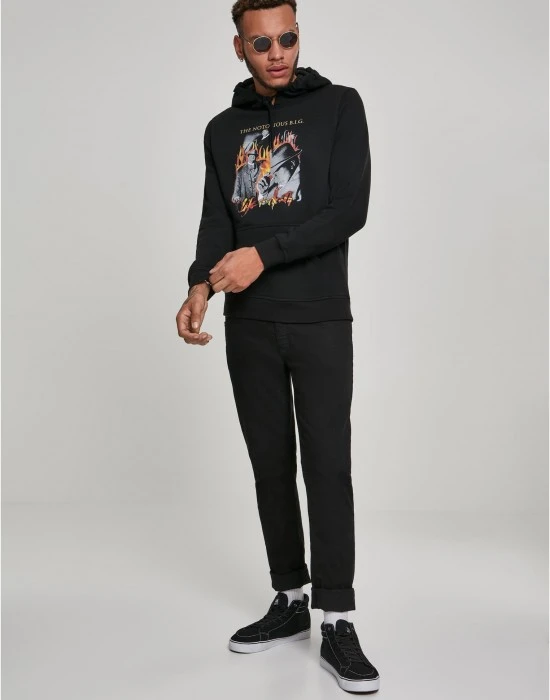 Суичър Biggie Flames Hoody black XXL