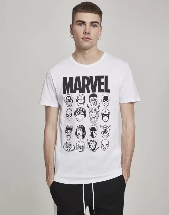 Мъжка тениска Merchcode Marvel в бял цвят, Тениски - Hoodstyle.bg