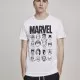 Мъжка тениска Merchcode Marvel в бял цвят, Тениски - Hoodstyle.bg