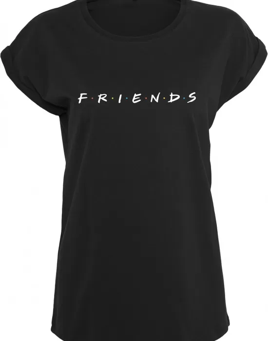 Дамска тениска Merchcode Friends Logo в черен цвят, Тениски - Hoodstyle.bg
