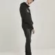 Мъжки черен суичър MERCHCODE Disney Rainbow Logo EMB, Суичъри - Hoodstyle.bg