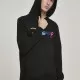 Мъжки черен суичър MERCHCODE Disney Rainbow Logo EMB, Суичъри - Hoodstyle.bg