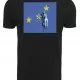 Мъжка тениска Merchcode Banksy Europe в черен цвят, Тениски - Hoodstyle.bg
