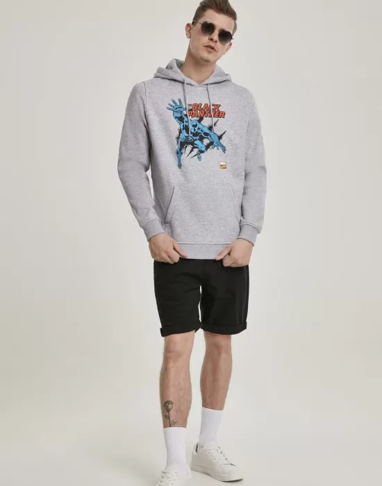 Мъжки сив суичър MERCHCODE Black Panther, Суичъри - Hoodstyle.bg