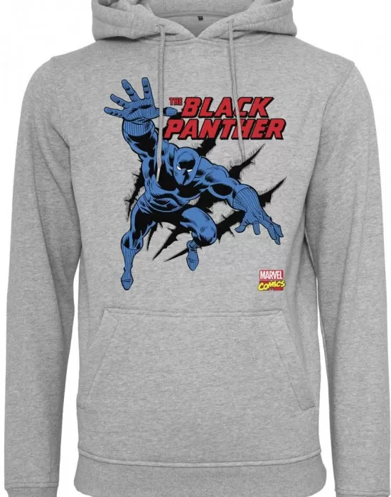 Мъжки сив суичър MERCHCODE Black Panther, Суичъри - Hoodstyle.bg