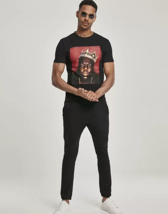 Мъжка тениска Merchcode Notorious Big Crown в черен цвят, Тениски - Hoodstyle.bg