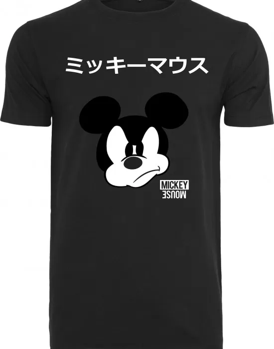 Мъжка тениска Merchcode  Mickey Japanese в черен цвят, Тениски - Hoodstyle.bg