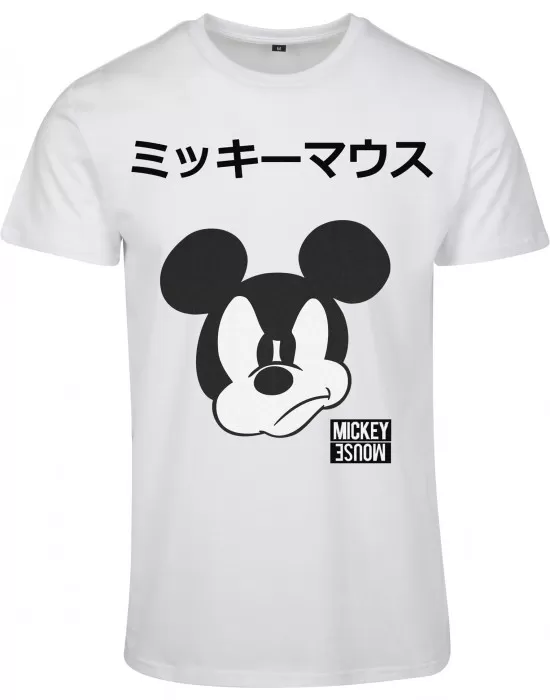 Мъжка тениска в бяло Merchcode Mickey Japanese, Тениски - Hoodstyle.bg
