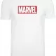 Мъжка тениска MERCHCODE Marvel Logo в бял цвят, Мъже - Hoodstyle.bg