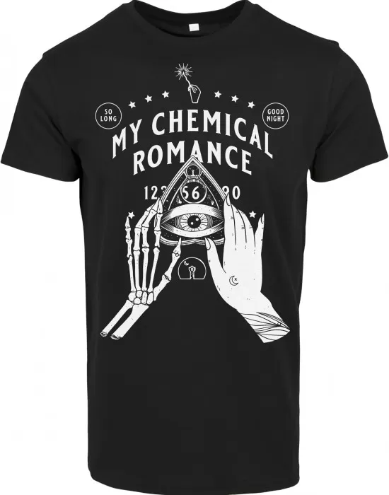 Мъжка тениска Merchcode My Chemical Romance Pyramid в черен цвят, Тениски - Hoodstyle.bg
