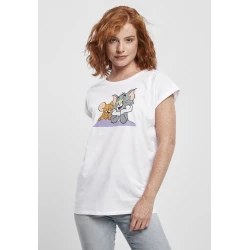 Тениска Ladies Tom & Jerry Pose Tee white XS