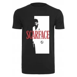 Мъжка тениска в черен цвят Merchcode Scarface