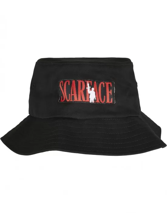Шапка идиотка в черен цвят Merchcode Scarface Logo, Идиотки - Hoodstyle.bg