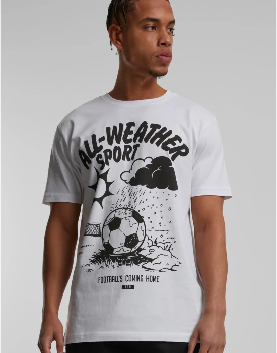 Footballs Coming Home All Weather Sports Tee white XXL