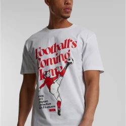 Тениска Footballs Coming Home Lions Tee white XXL