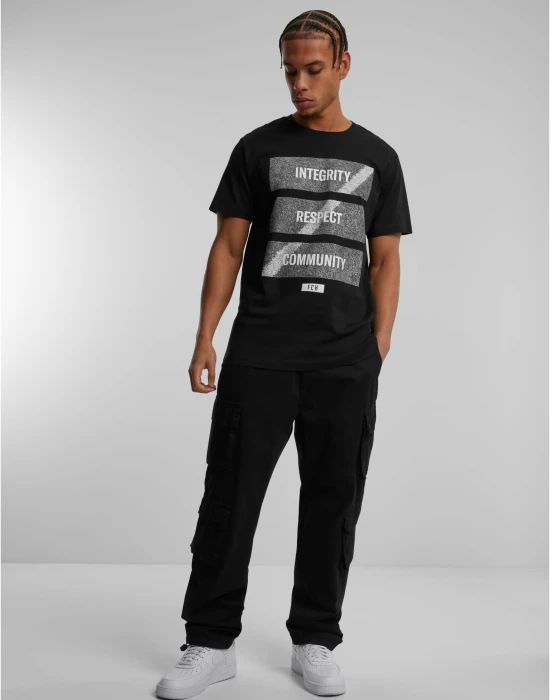 Footballs Coming Home Integrity, Respect, Community Tee black XXL