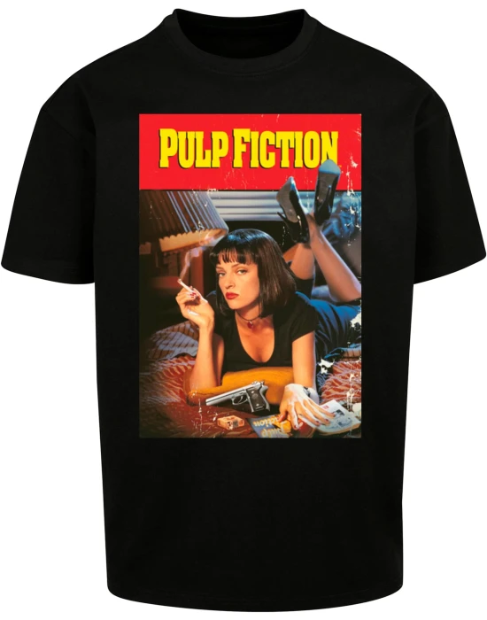 Pulp Fiction Poster Oversize Tee black XXL
