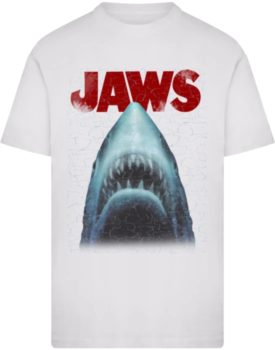 Jaws Poster Tee white M