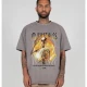 HELLRDIE x Acid Washed Heavy Oversize Tee asphalt M