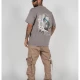 LEGENDS NEVER DIE - Acid Washed Heavy Oversize Tee asphalt XXL