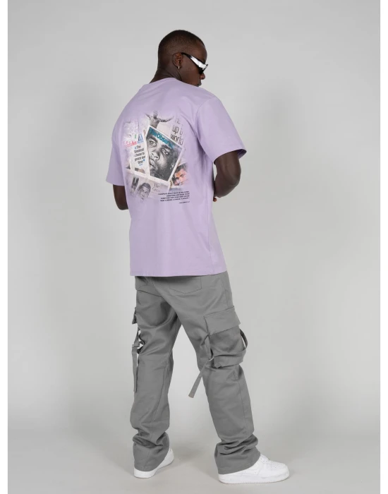 LEGENDS NEVER DIE Heavy Oversized Tee 2.0 lilac XXL