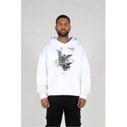 Суичър SAINT V.1 x Heavy Hoody Oversized Essentials V.4 white XXL