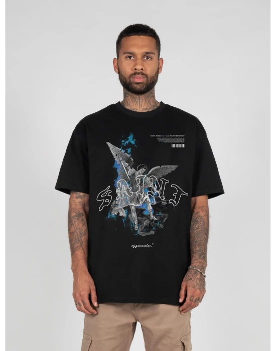 SAINT V.1 Heavy Oversized Tee 2.0 black XXL