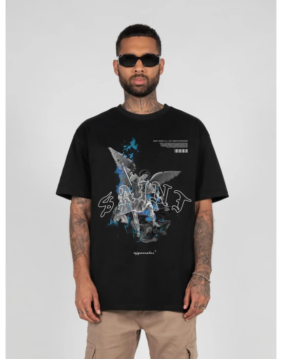 SAINT V.1 Heavy Oversized Tee 2.0 black XXL