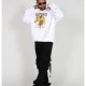 Суичър HELLRIDE V.1 Heavy Hoody Oversized Essentials V.4 white XXL