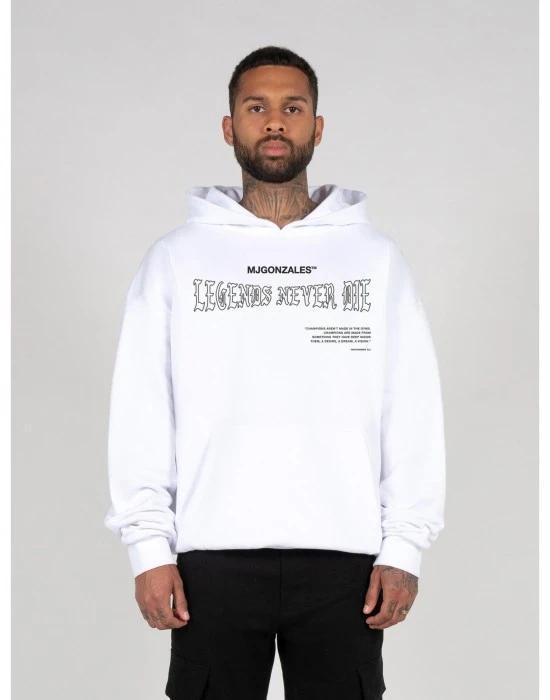 Суичър LEGENDS Heavy Hoody Oversized Essentials V.4 white XXL