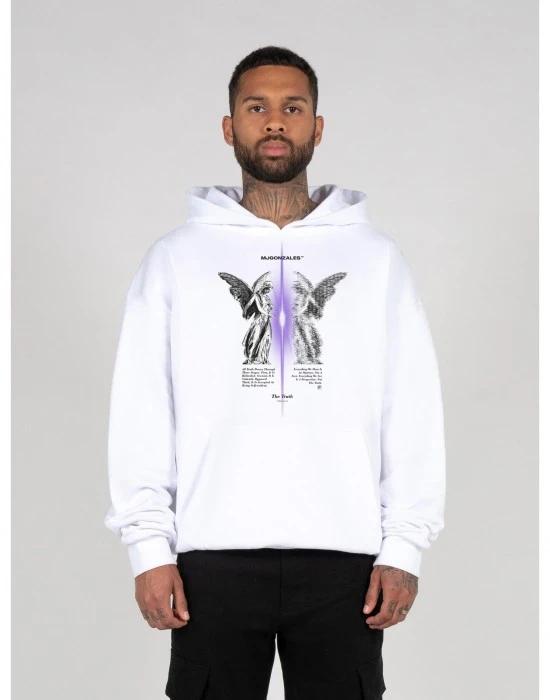 Суичър TRUTH V.1 Heavy Hoody Oversized Essentials V.4 white XXL