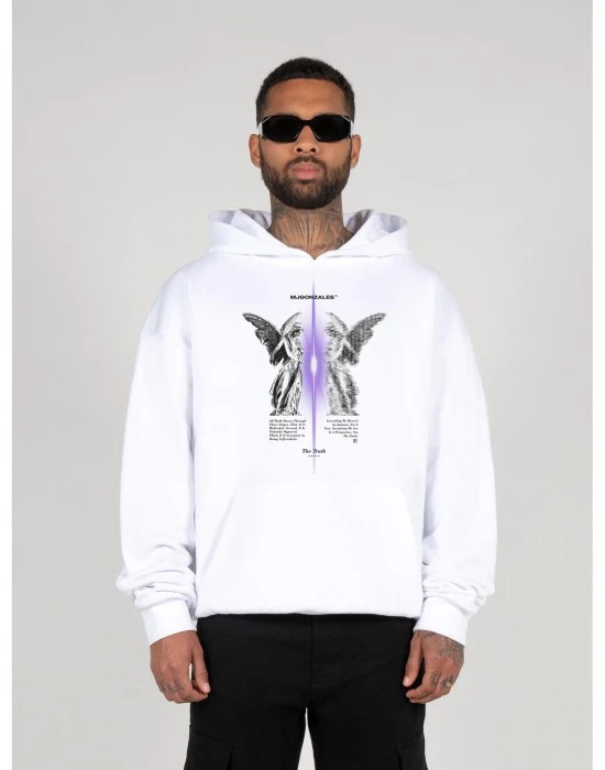 Суичър TRUTH V.1 Heavy Hoody Oversized Essentials V.4 white XXL