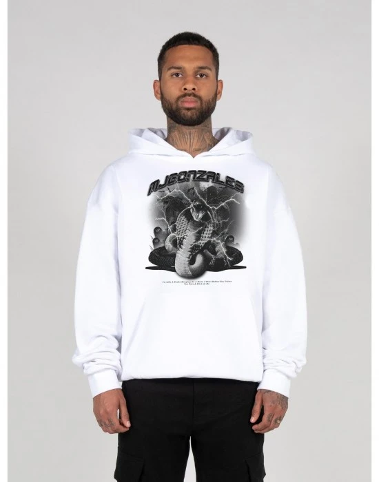Суичър TOXIC V.1 Heavy Hoody Oversized Essentials V.4 white XXL