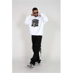 Суичър TOXIC V.1 Heavy Hoody Oversized Essentials V.4 white XXL