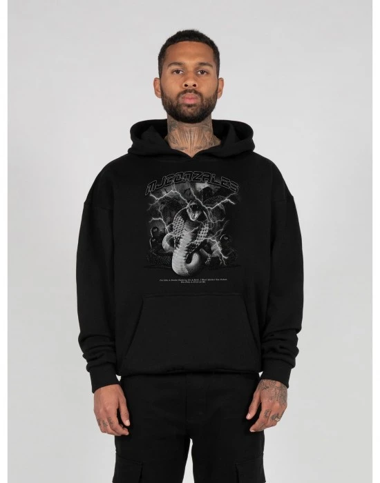 Суичър TOXIC V.1 Heavy Hoody Oversized Essentials V.4 black XXL
