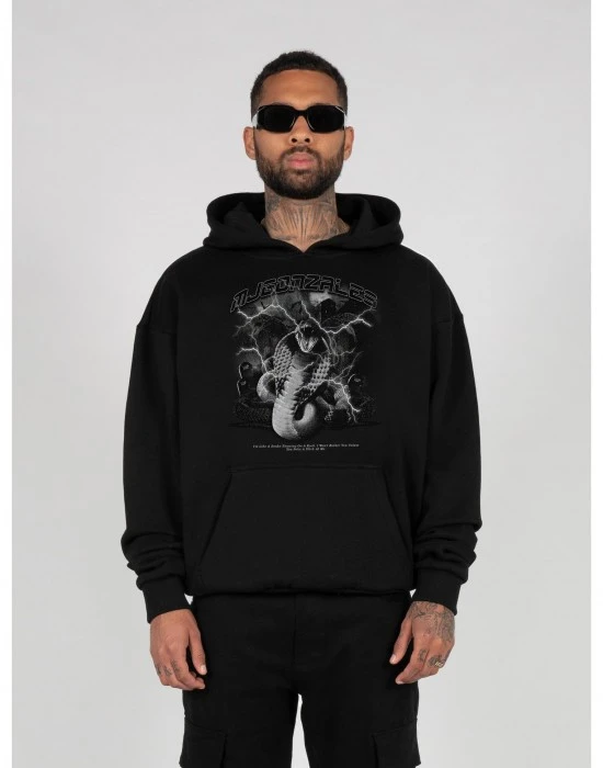Суичър TOXIC V.1 Heavy Hoody Oversized Essentials V.4 black XXL