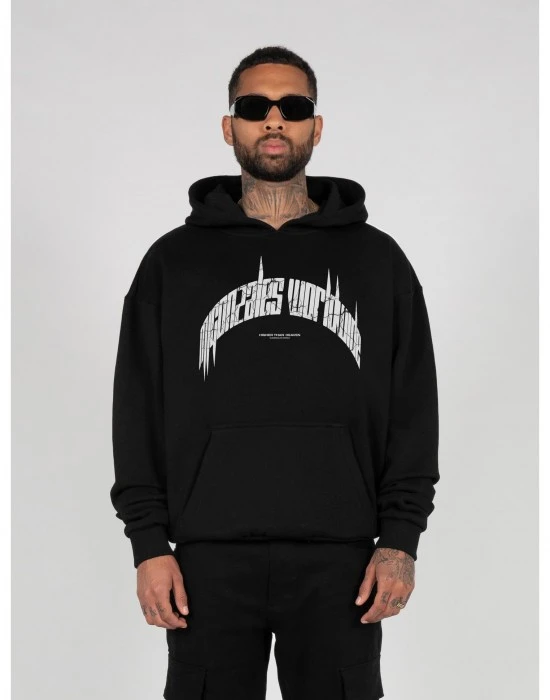 Суичър HIGHER THAN HEAVEN V.3 Ultra Heavy Hoody black XXL