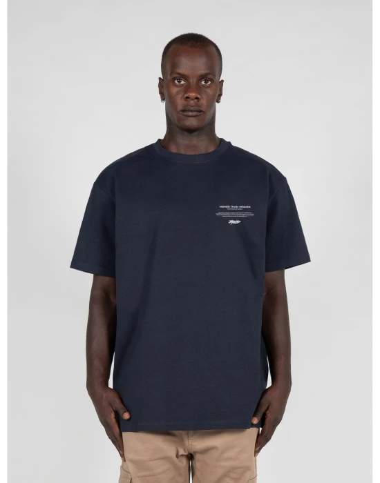 HIGHER THAN HEAVEN (6) Heavy Oversize Tee navy XXL