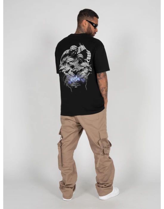 HIGHER THAN HEAVEN (6) Heavy Oversize Tee black XXL