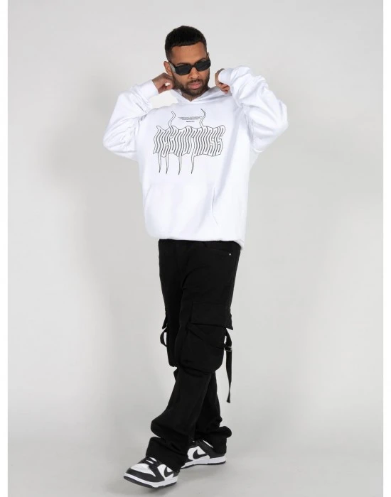 Суичър METAMORPHOSE V.1 x Heavy Oversized Hoody white XXL