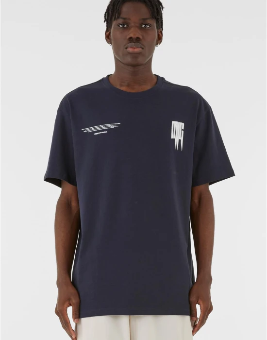 METAMORPHOSE V.2 Heavy Oversized Tee navy XXL